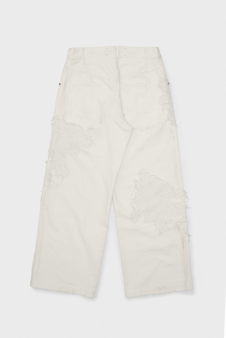 Song For The Mute Denim Wide Leg Pant / Song For The Mute