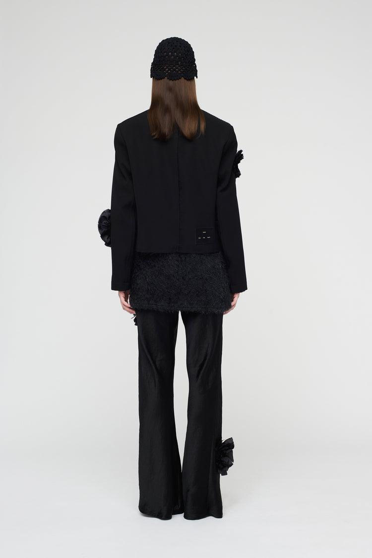 Song For The Mute "Flower" Cropped Blazer / Song For The Mute