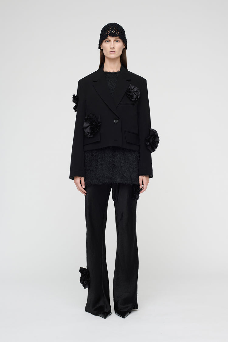 song for the mute "Flower" Cropped Blazer / Song for the Mute