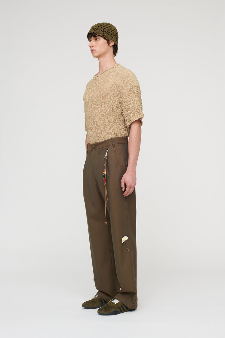 Song For The Mute "Flower" Loose Pleated Pant / Song For The Mute