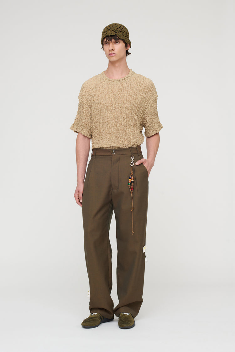 Song For The Mute "Flower" Loose Pleated Pant / Song For The Mute