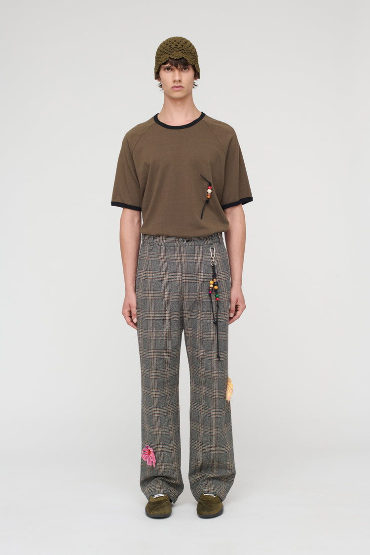 song for the mute "Flower" Loose Pleated Pant / Song for the Mute