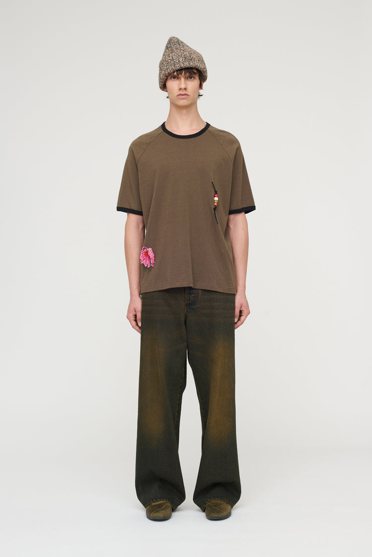 song for the mute "Flower" Raglan S/S Tee / Song for the Mute