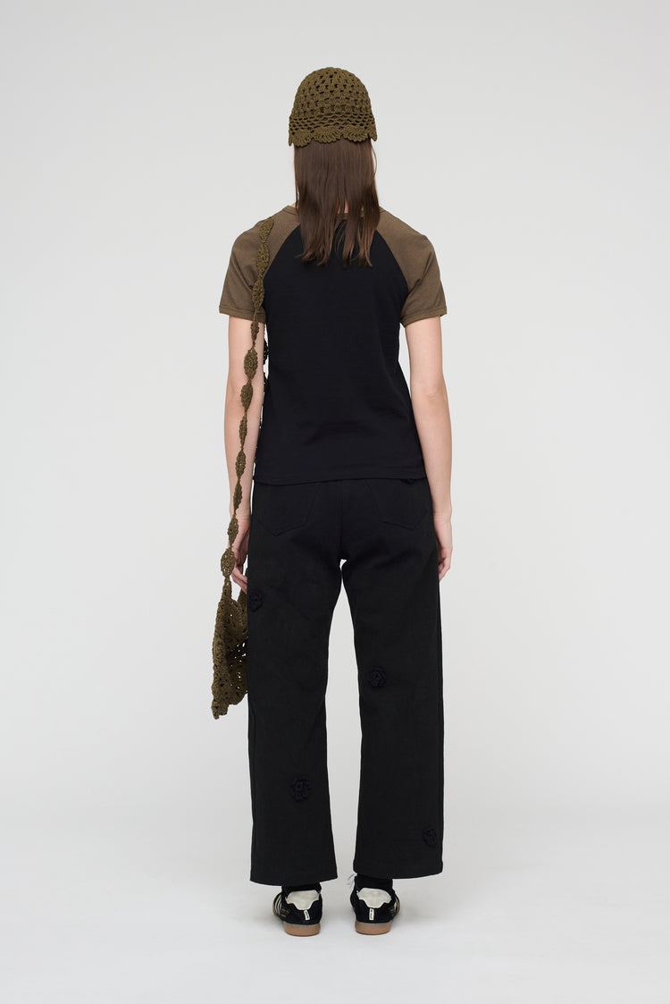 Song For The Mute "Flower" Raglan Slim Tee / Song For The Mute