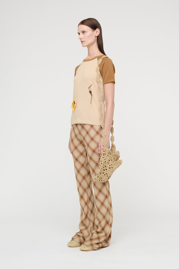 Song For The Mute "Flower" Raglan Slim Tee / Song For The Mute