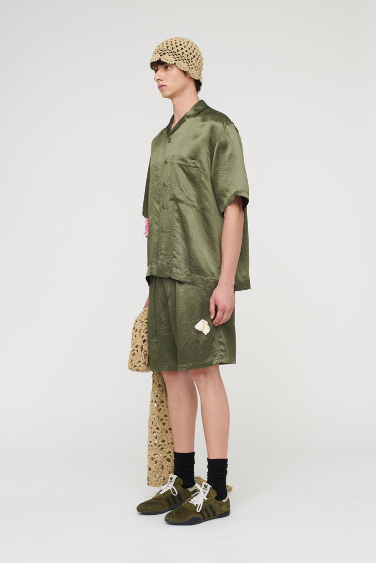 Song For The Mute "Flower" S/S Box Shirt / Song For The Mute