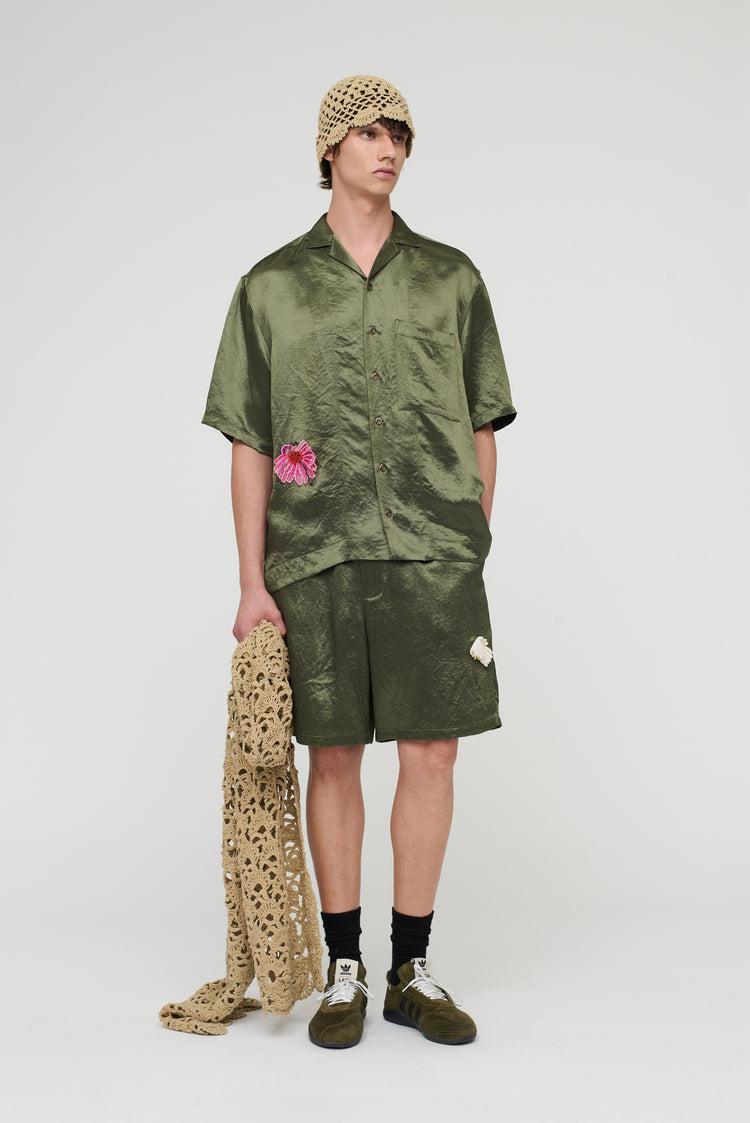 Song For The Mute "Flower" S/S Box Shirt / Song For The Mute