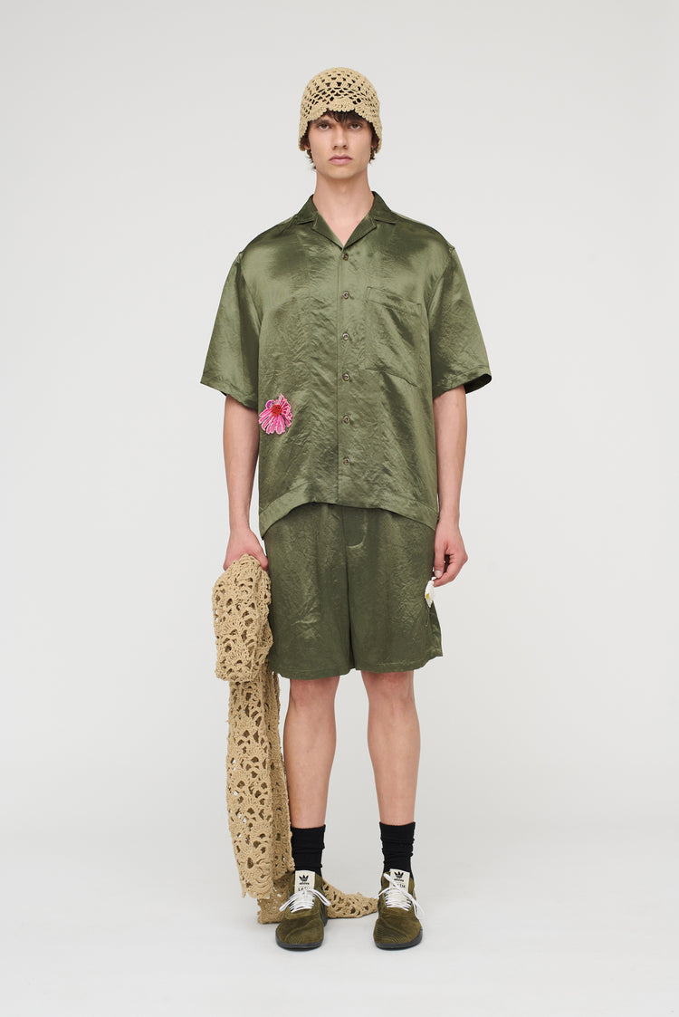 song for the mute "Flower" S/S Box Shirt / Song for the Mute