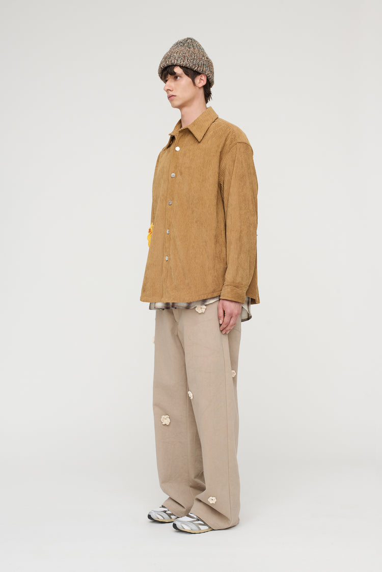 Song For The Mute "Flower" Shirt Jacket / Song For The Mute