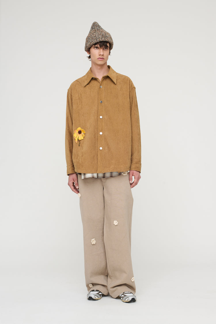 Song For The Mute "Flower" Shirt Jacket / Song For The Mute