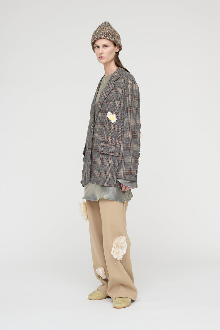 Song For The Mute "Flower" Square Blazer / Song For The Mute