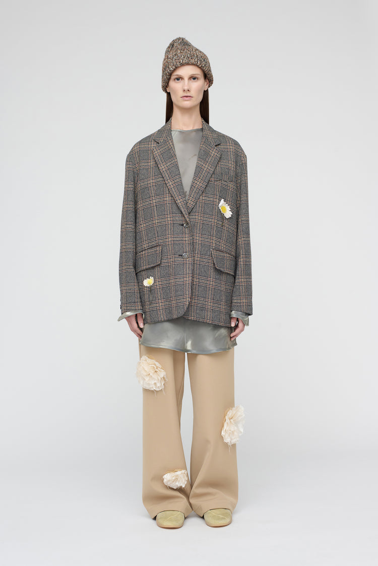 song for the mute "Flower" Square Blazer / Song for the Mute