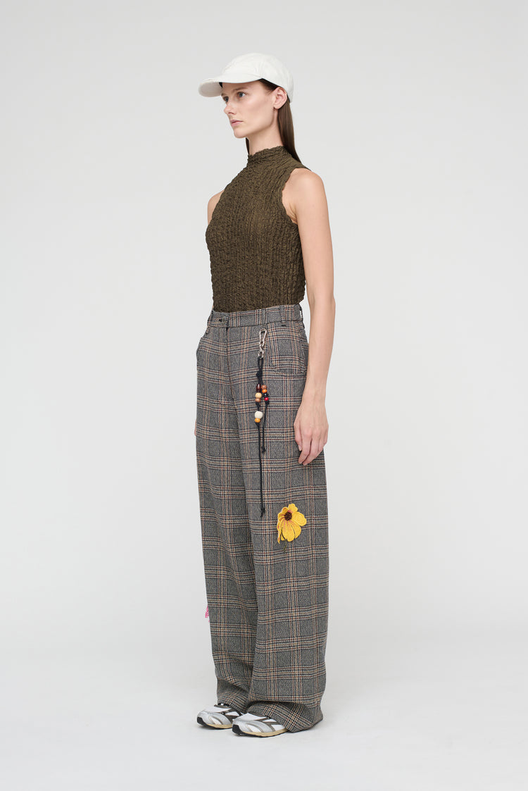 Song For The Mute "Flower" Wide Leg Pant / Song For The Mute