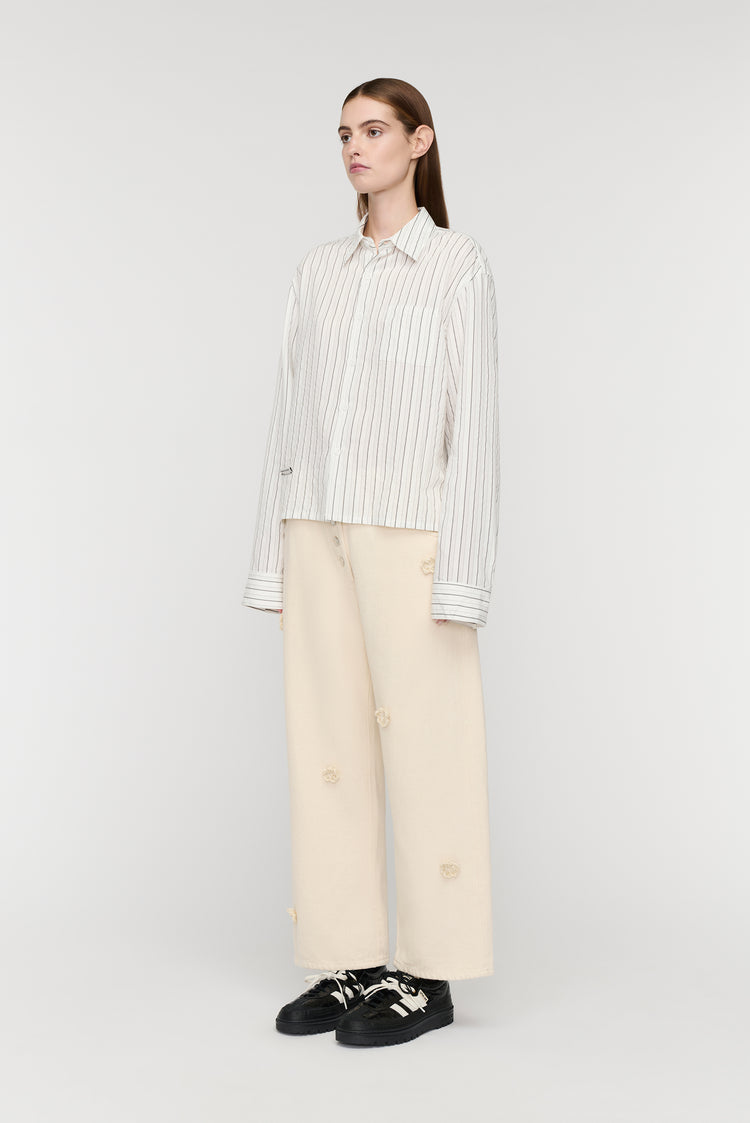 Song For The Mute L/S Cropped Casual Shirt / Song For The Mute