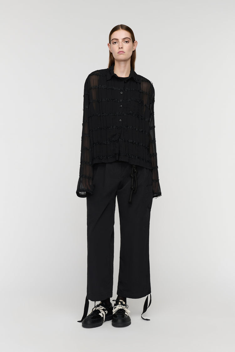 Song For The Mute L/S Cropped Casual Shirt / Song For The Mute