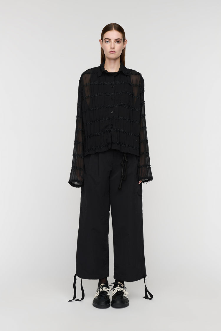 song for the mute L/S Cropped Casual Shirt / Song for the Mute