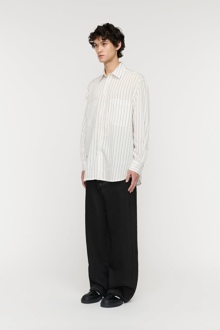 Song For The Mute L/S Pleated Box Shirt / Song For The Mute