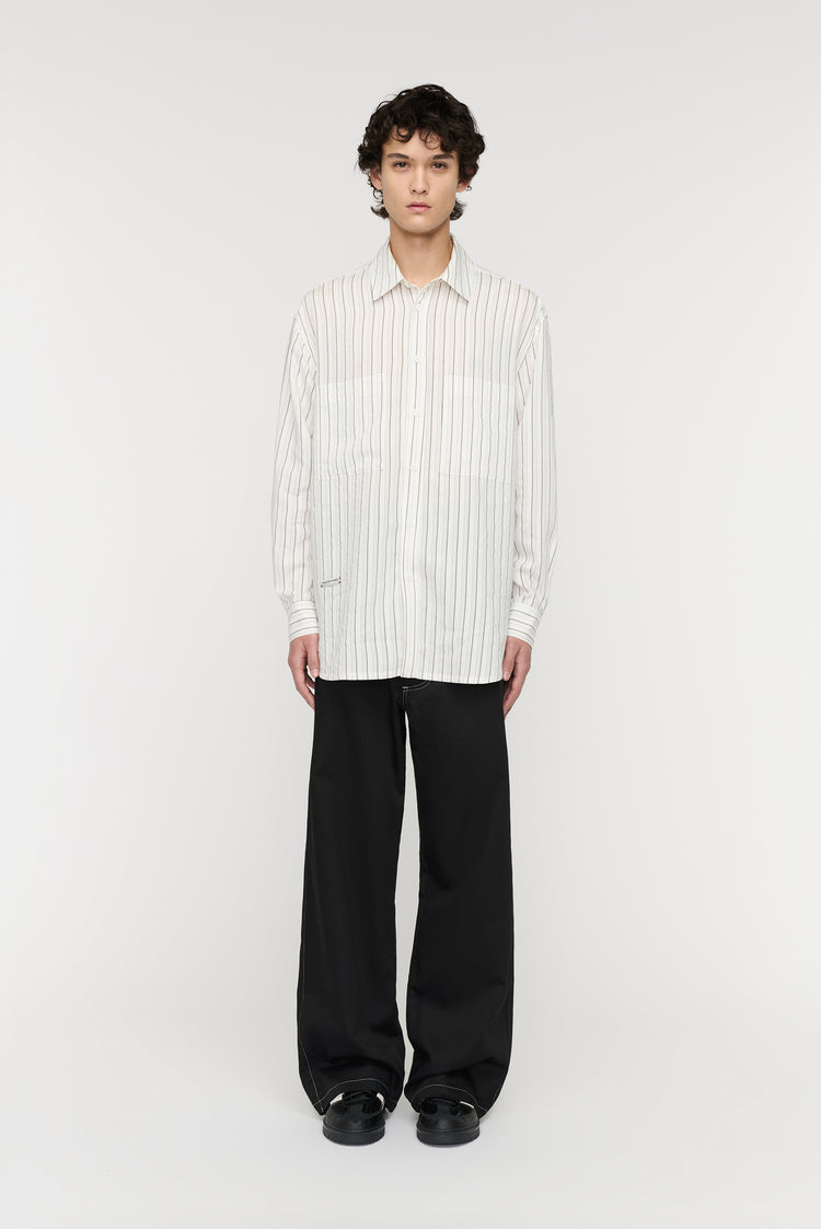 song for the mute L/S Pleated Box Shirt / Song for the Mute