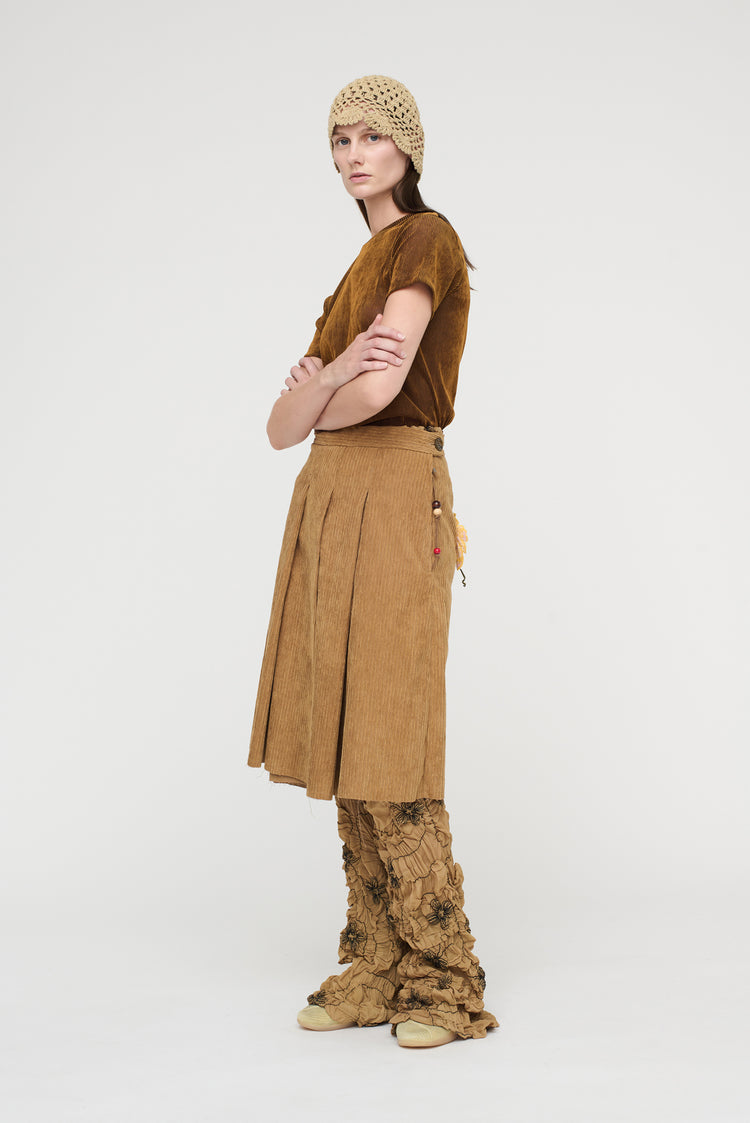 Song For The Mute Midi Pleated Skirt / Song For The Mute