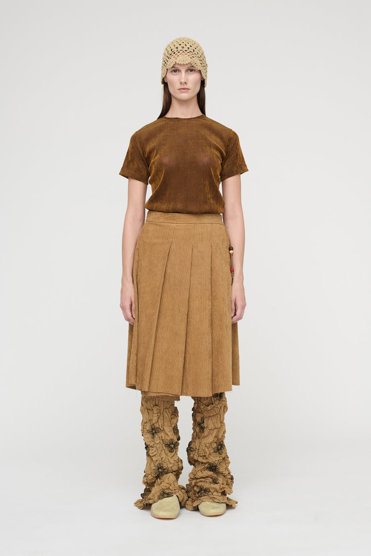 song for the mute Midi Pleated Skirt / Song for the Mute