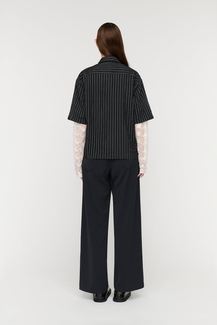 Song For The Mute S/S Cropped Casual Shirt / Song For The Mute