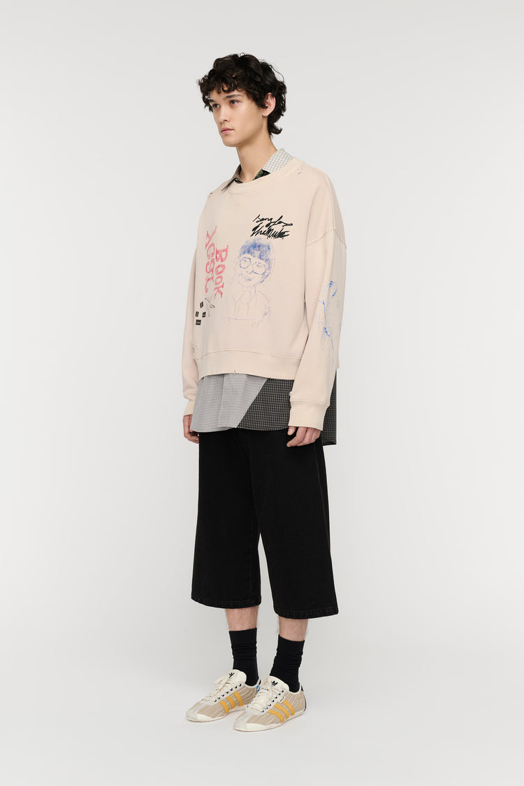 Song For The Mute "School Portrait" Relaxed Pullover / Song For The Mute