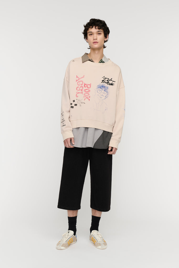 Song For The Mute "School Portrait" Relaxed Pullover / Song For The Mute