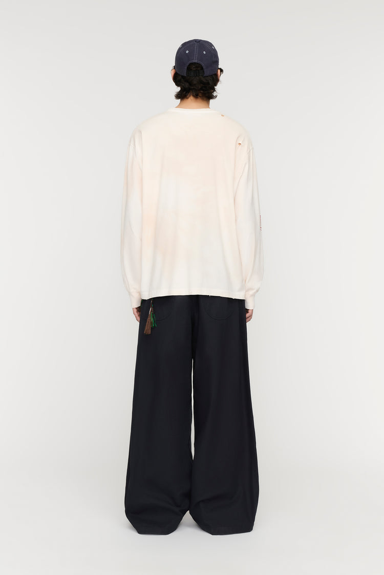 Song For The Mute "Scribble" Oversized Crew Neck Pullover / Song For The Mute