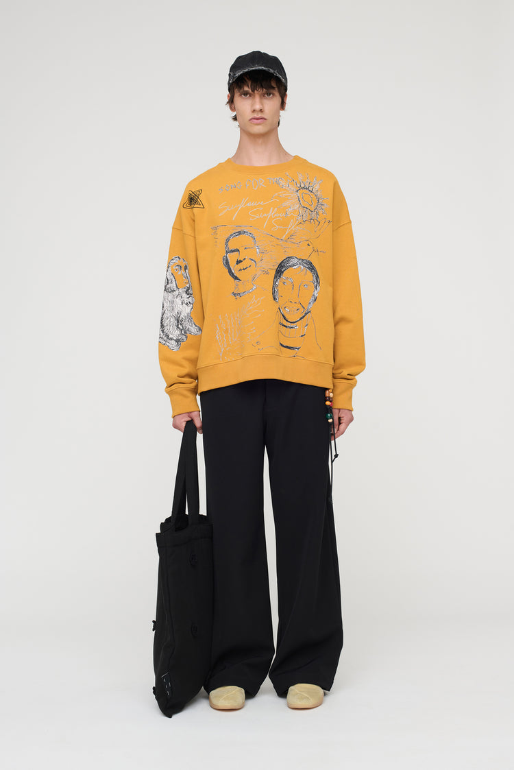 Song For The Mute "Sketchbook" Relaxed Pullover / Song For The Mute