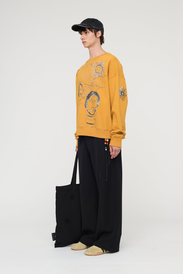 Song For The Mute "Sketchbook" Relaxed Pullover / Song For The Mute