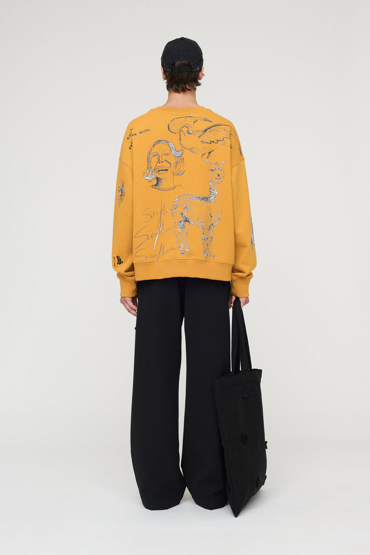 Song For The Mute "Sketchbook" Relaxed Pullover / Song For The Mute