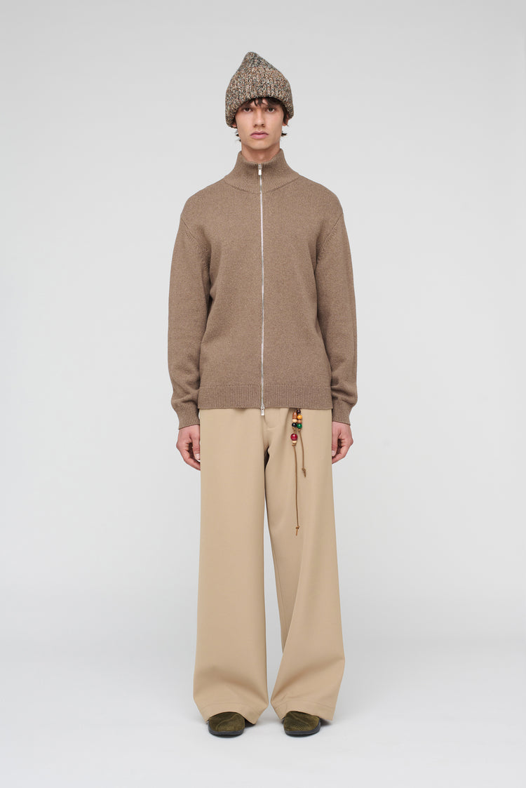 Song For The Mute Zip Up Funnel Cardigan / Song For The Mute