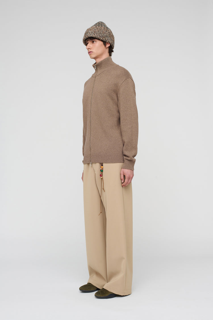 Song For The Mute Zip Up Funnel Cardigan / Song For The Mute