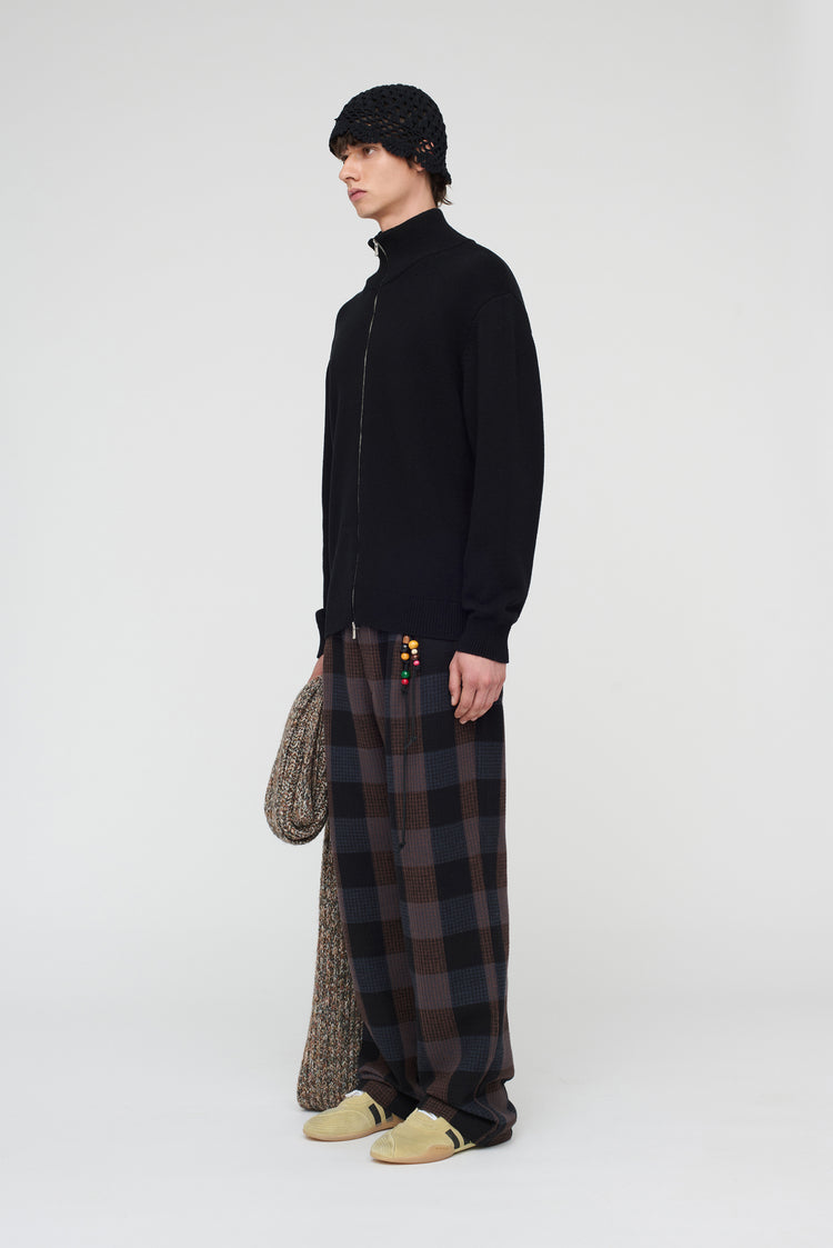 Song For The Mute Zip Up Funnel Cardigan / Song For The Mute