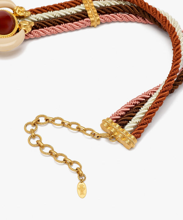 Sonia Petroff Aries Twisted Cord Belt Multi