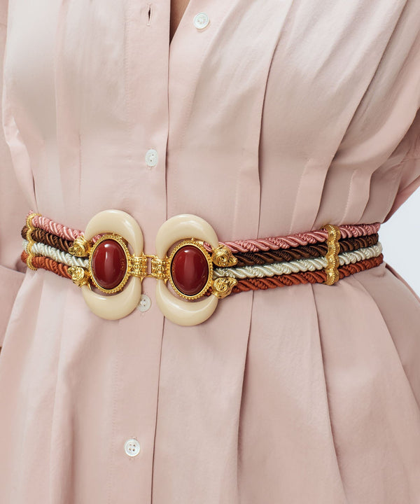Sonia Petroff Aries Twisted Cord Belt Multi