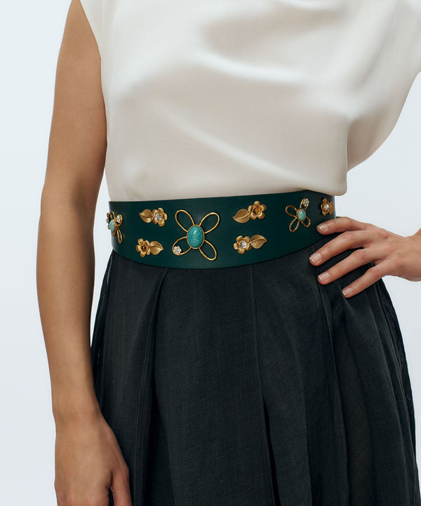 Sonia Petroff Big Blossom Belt