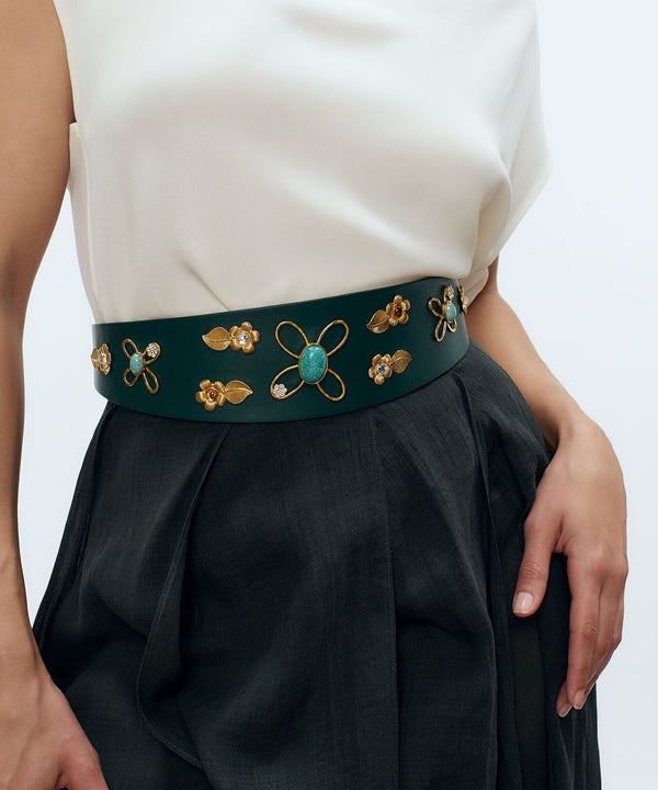 Sonia Petroff Big Blossom Belt