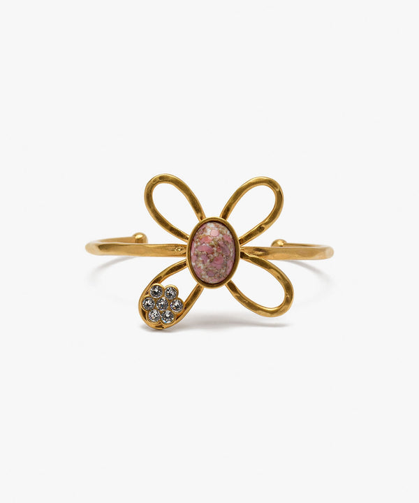 sonia petroff Big Blossom Bracelet Pink