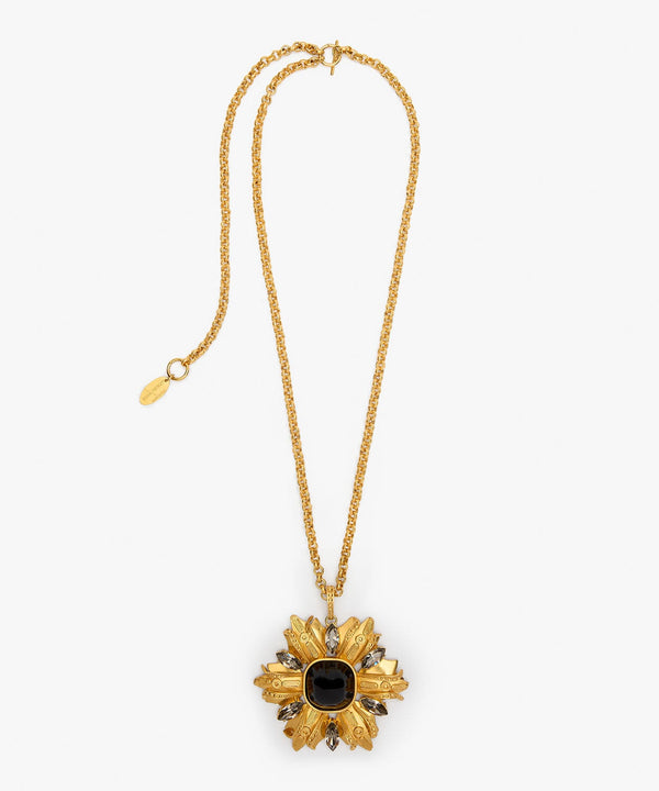 sonia petroff Black Lily Pendant