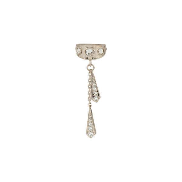 Sonia Petroff Cascata Drop Ear Cuff Silver