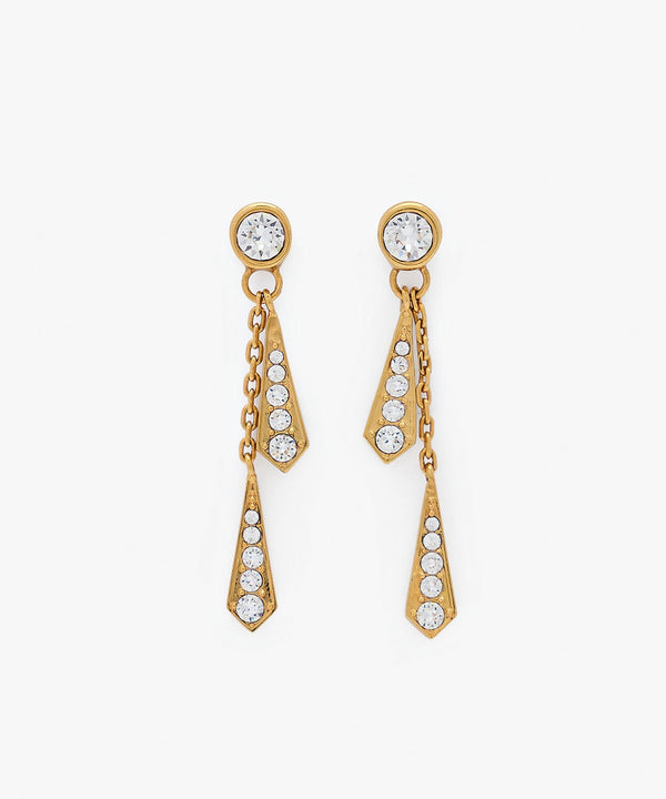 sonia petroff Cascata Drop Earrings Gold