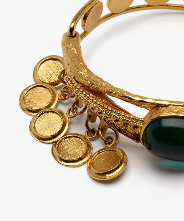 Sonia Petroff Classic Eye Bracelet Green