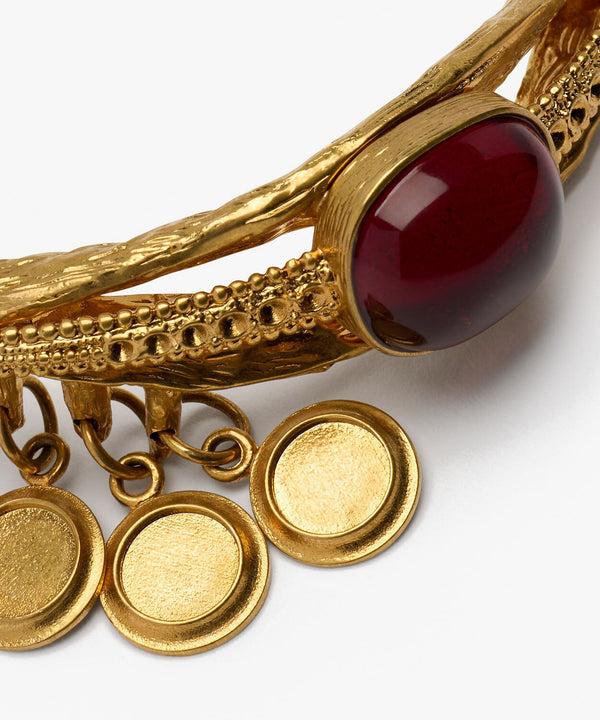 Sonia Petroff Classic Eye Bracelet Red