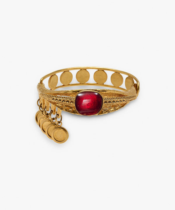 sonia petroff Classic Eye Bracelet Red