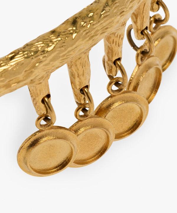 Sonia Petroff Classic Eye Choker Green