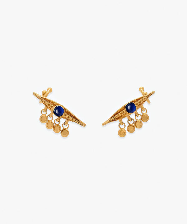 sonia petroff Classic Eye Earrings Blue