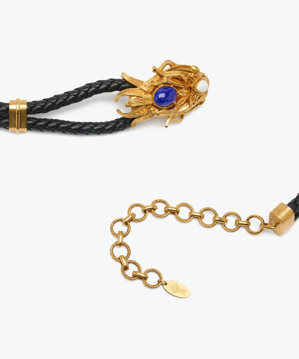 Sonia Petroff Dragonfish Belt Black