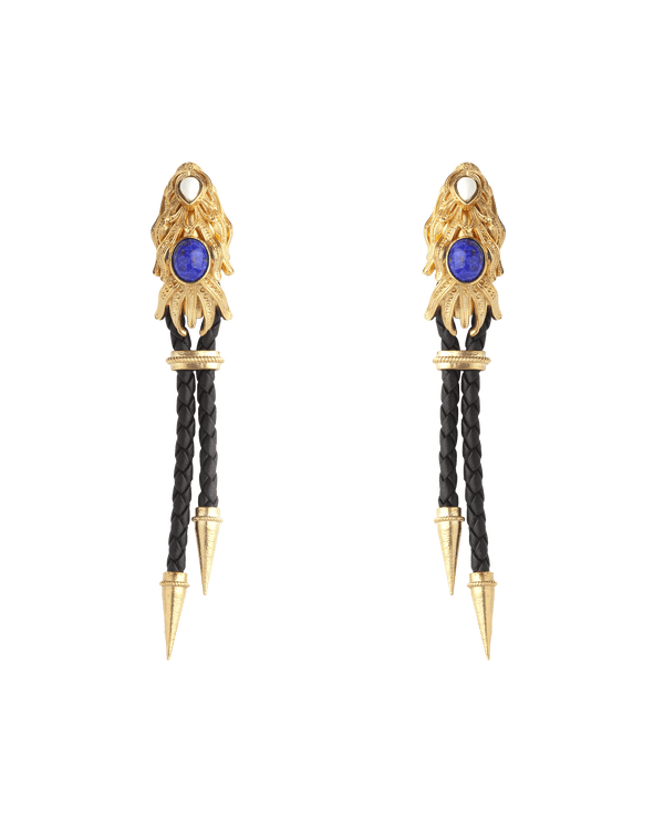 sonia petroff Dragonfish Earrings Black