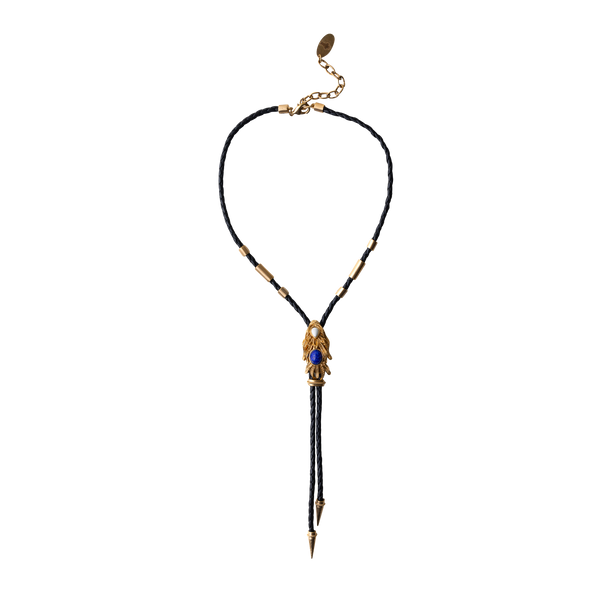 sonia petroff Dragonfish Necklace Black